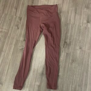 Lulu Lemon Mauve Criss Cross Leggings